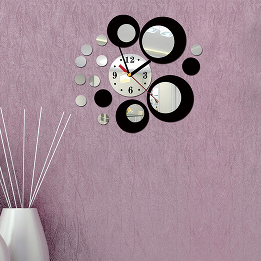 Mới Đồng Hồ Treo Tường Hình Hoa Lớn Sáng Tạo Trang Trí Nhà Cửa