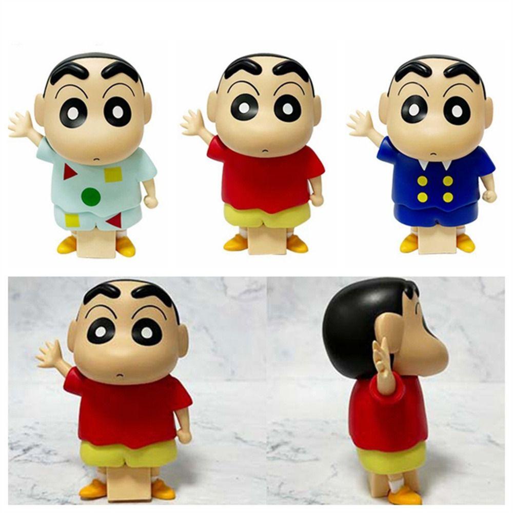 Mmluck nohara shinnosuke Đồ Chơi Mô Hình Nhân Vật shin-chan Bằng pvc Trang Trí Làm Quà Sinh Nhật