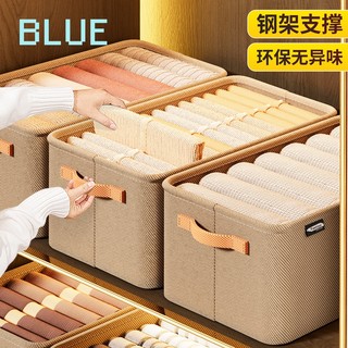 JIUAN Giỏ quần áo bẩn công suất lớn gia dụng, giỏ lưu trữ di động có bánh xe, giỏ lưu trữ quần áo phòng tắm UWJ23A12PQ