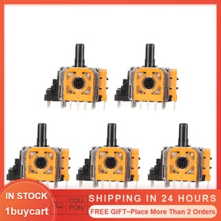1buycart1 Bộ 5 Cần Điều Khiển Analog 3D Cho Bộ Điều Khiển PS5 Thay Thế Cần Điều Khiển Nóng