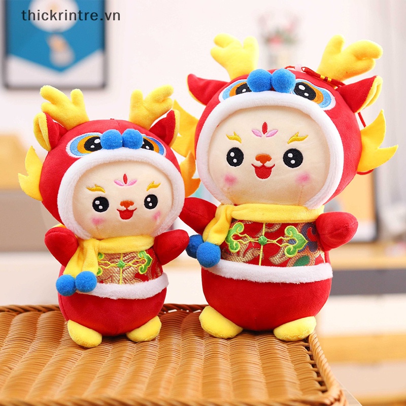 Đồ Chơi Nhồi Bông Hình Rồng Năm Con Giáp Trung Quốc Trang Trí Bàn Làm Việc