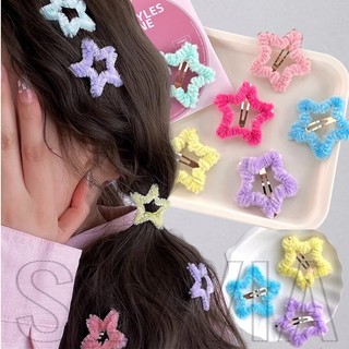 Phụ kiện kẹp tóc trẻ em, phụ kiện tóc trẻ em - kẹp tóc mái bb barrettes - y2k, kẹp tóc mái ngang năm cánh phong cách ins