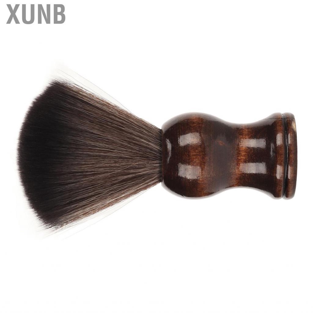 Xunb Beard Foam Brush Dirt  Nylon Soft Shave With Handle For Men BSU