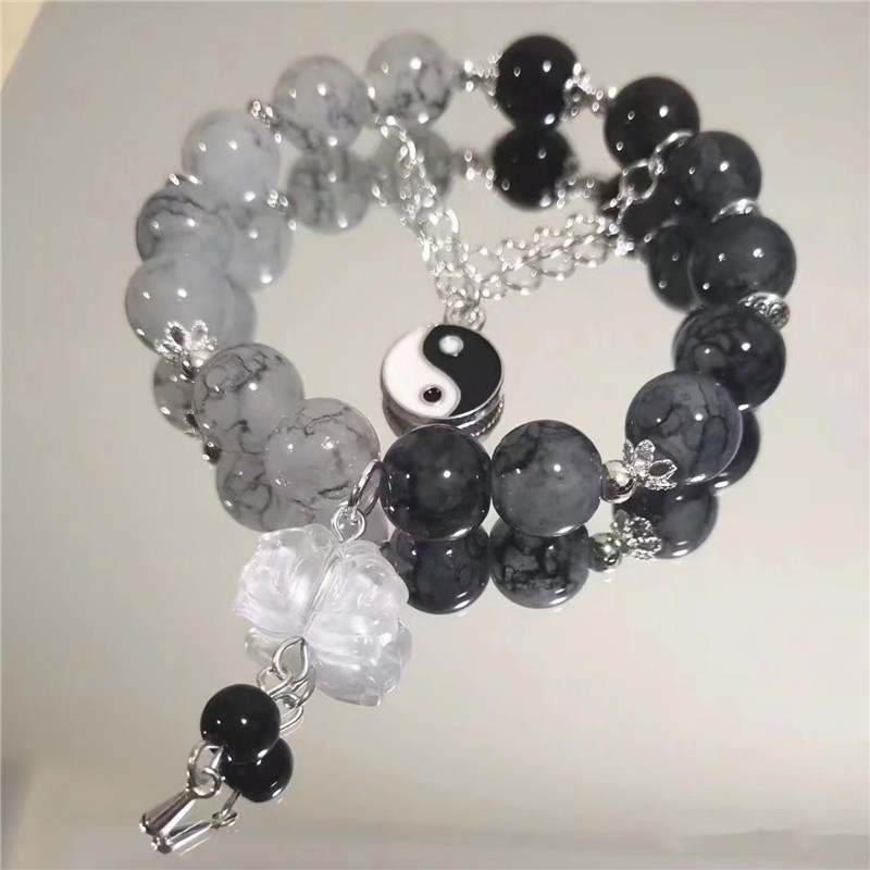 Vòng Tay Chuỗi Hạt Mặt Khắc Hình anime guan ci fu