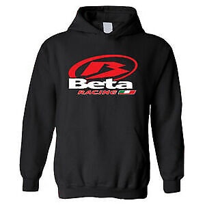 Beta Racing Italia Motorcycle Logo Nam Đen Áo Hoodie Size S5Xl