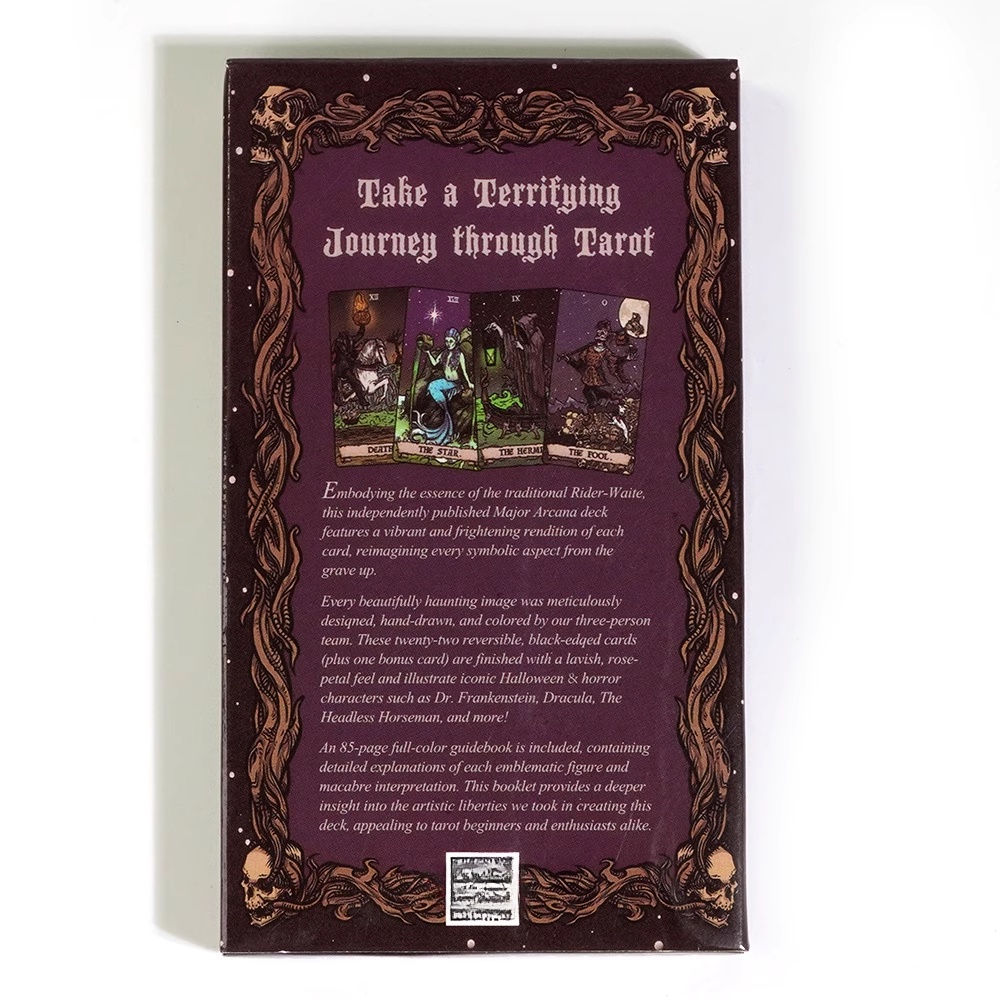 The Ghoulish Garb Terror Tarot - 22 Card Major Arcana Tarot