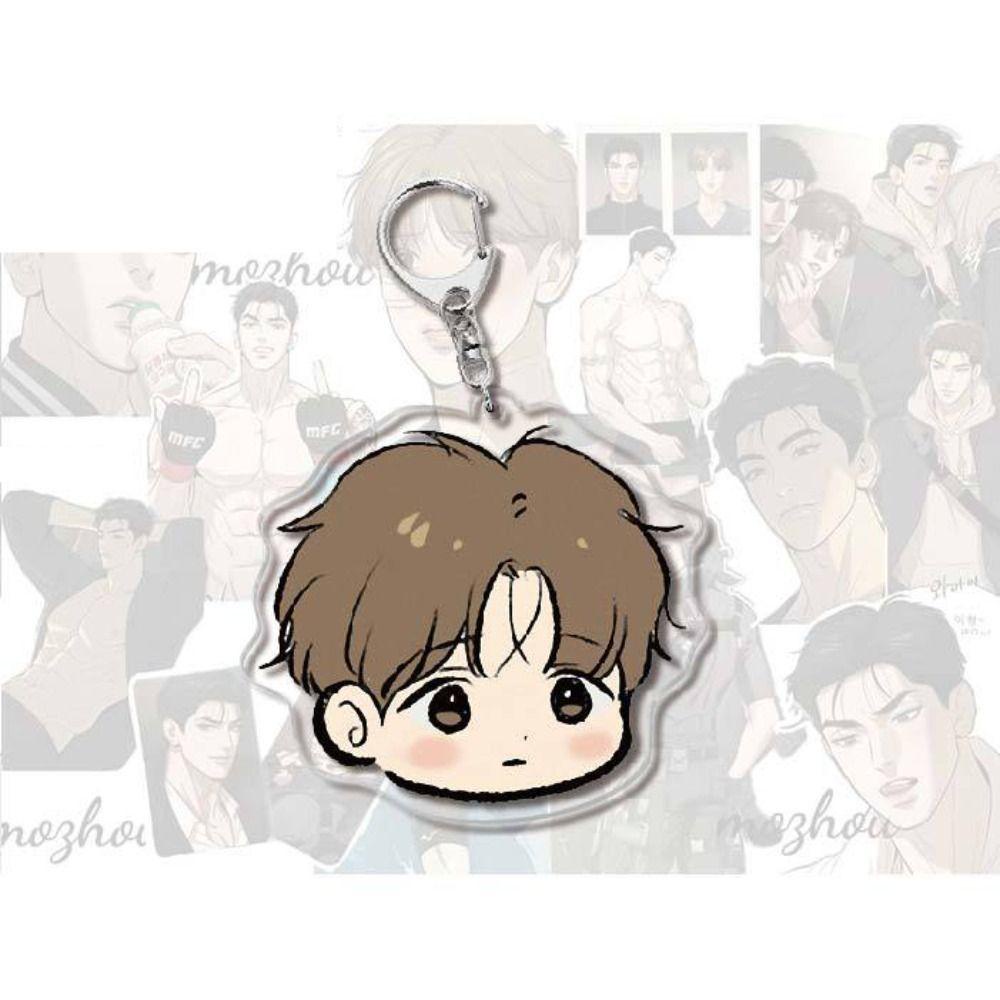 Mmluck manwha jinx Móc Chìa Khóa Bằng acrylic Hình Hoạt Hình anime manwha jinx Hàn Quốc Cho Xe Hơi / Túi Xách