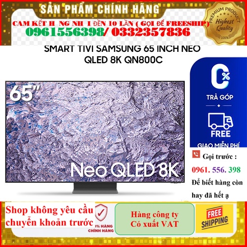 || Smart Tivi Samsung 65 inch Neo QLED 8K QN800C