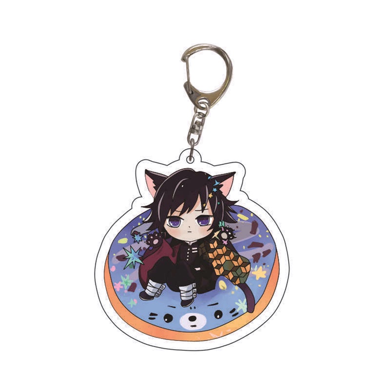 Kuhong Móc Khóa Nhân Vật anime demon slayer Bằng acrylic