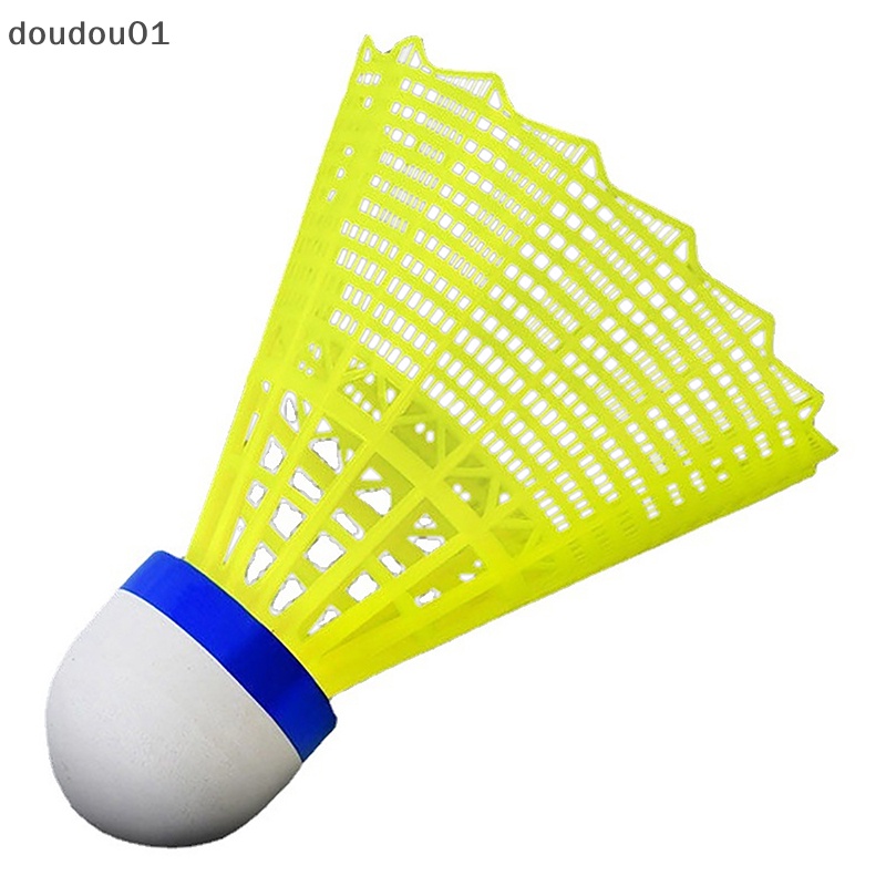 1 Quả Cầu Lông Bằng Nhựa nylon Bền Màu Vàng Trắng doudou01]