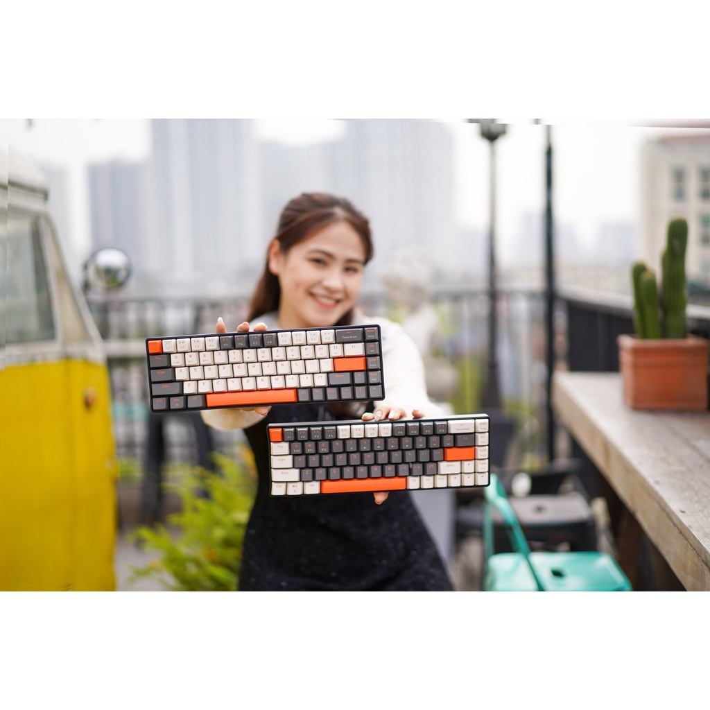 Bàn phím cơ E-DRA EK368L Beta / Alpha - Wireless 2.4G + Bluetooth 5.0