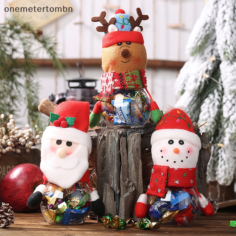 Bn Hộp Đựng Kẹo / Socola Rỗng Hình Ông Già Noel / Người Tuyết diy Làm Quà Tặng Giáng Sinh Năm Mới Cho Trẻ Em n