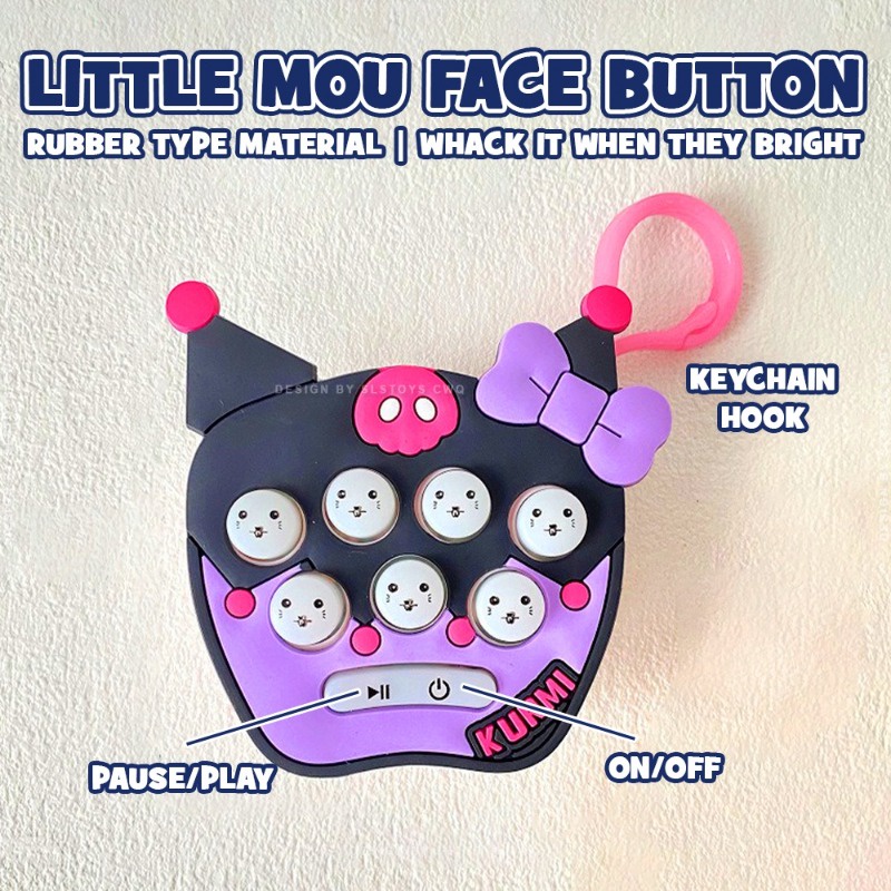 Sanrio Móc Chìa Khóa Trò Chơi Bấm Hack a mole hello kitty things kuromi melody cinnamoroll Quà Tặng Giáng Sinh