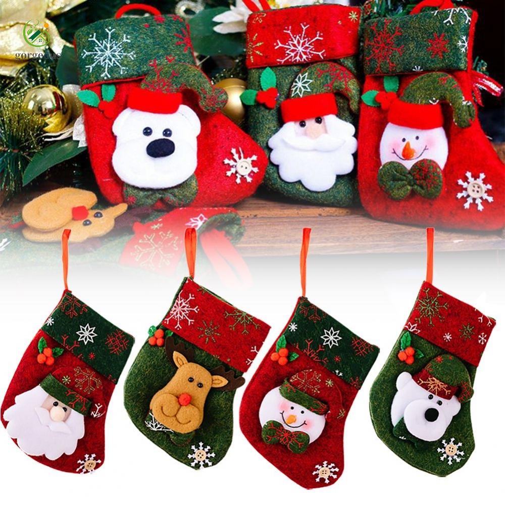 GORGEOUS~Useful Christmas Stocking Candy Decor Santa Accessory Hanging Ornament