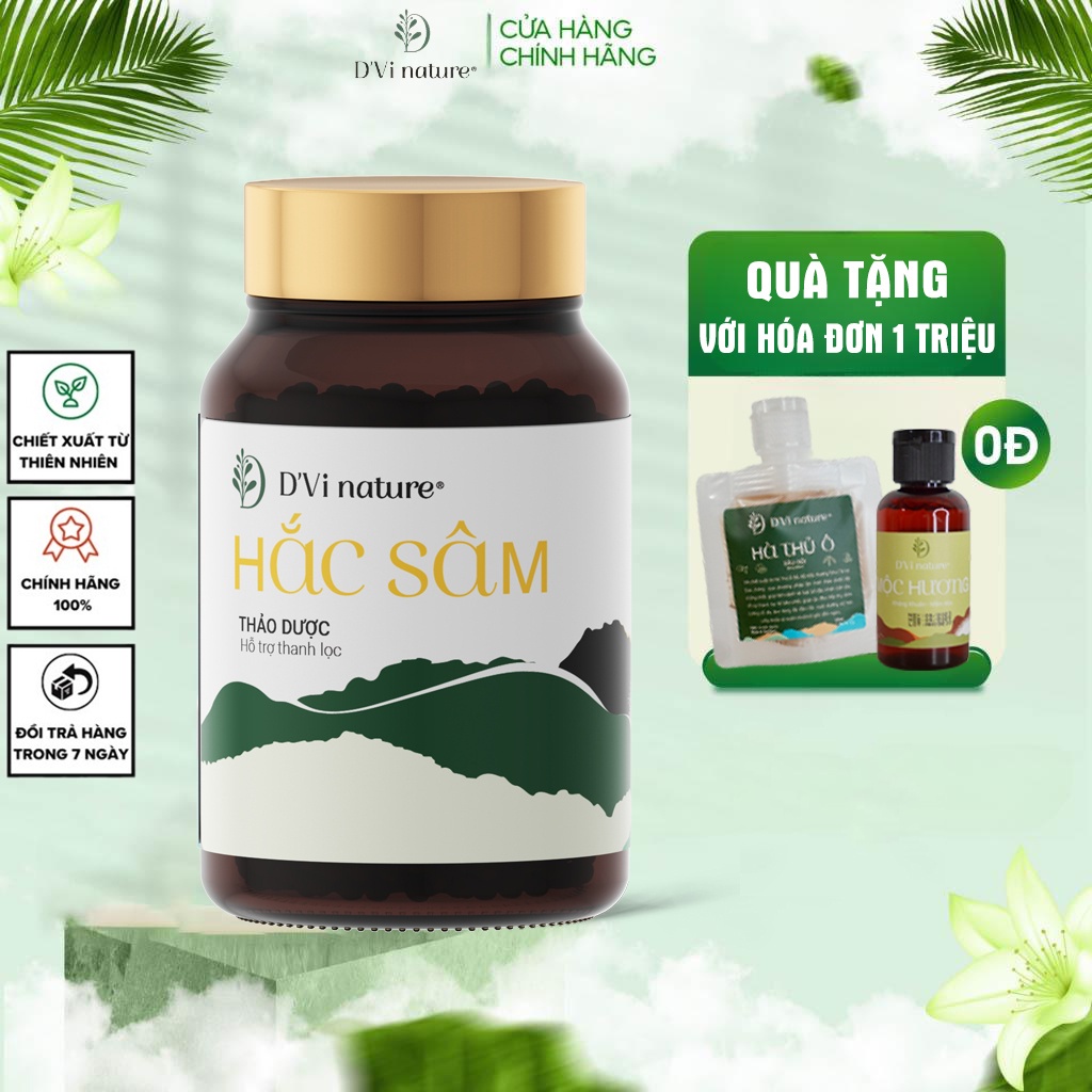Hắc Sâm D’Vi Nature - Thảo Dược Hỗ Trợ Thanh Lọc