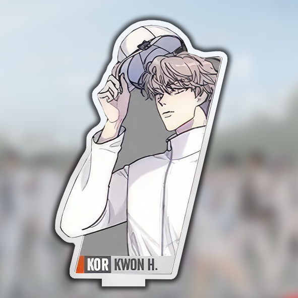 Mô Hình Standee và Móc Khóa Manhwa BL Lezhin BOMTOON Calendar 2024 Season's Greetings Team  Phụ Kiện Trang Trí