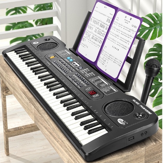 Đàn piano, đàn piano cho bé, Bàn phím đàn piano 61 điện tử cầm tay đa năng 76cm dành cho trẻ em AKOASM