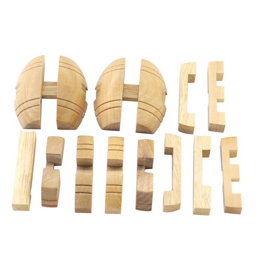 Đồ chơi trẻ em Xếp Hình 3d Bằng Gỗ Phong Cách Trung Quốc