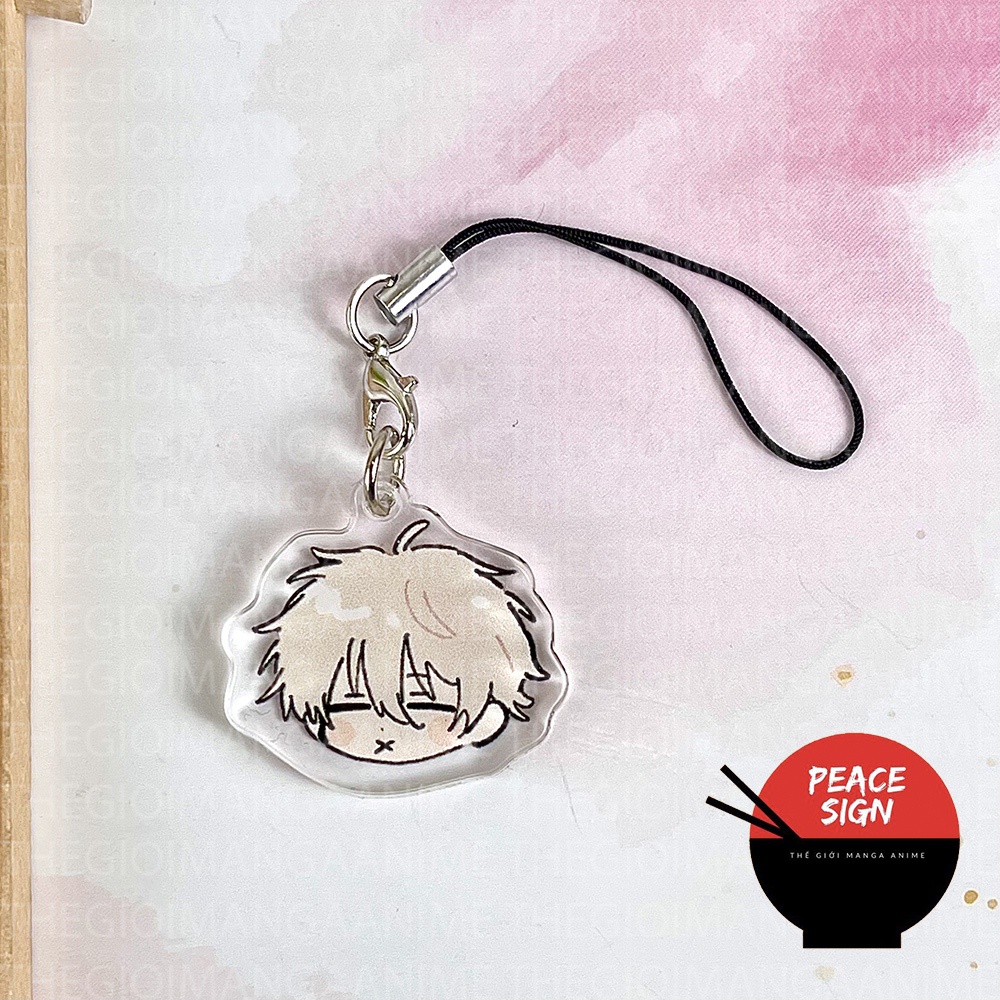 Dây treo điện thoại BLUE LOCK mica acrylic móc khóa anime nagi chigiri isagi bachira kaiser ness móc khóa