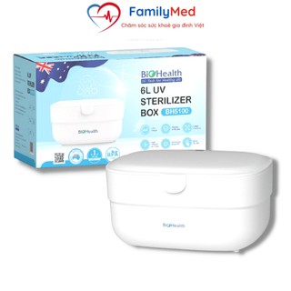 Hộp tiệt trùng UV 6L Biohealth BH5100 tích hợp sấy khô, tiệt trùng UV nhanh chóng dễ sử dụng FamilyMed