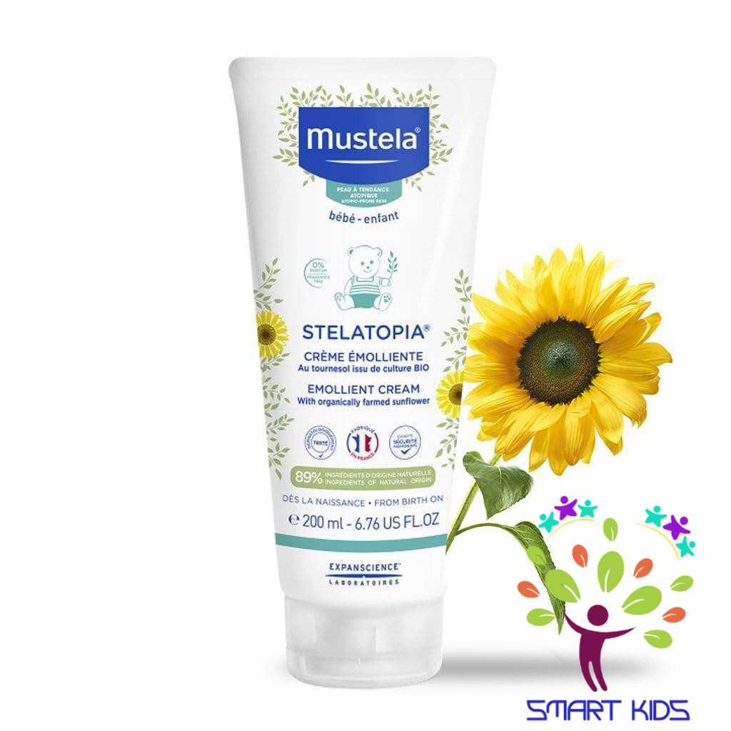 Kem Dưỡng Da Chàm Thể Tạng  Mustela Stelatopia+ Lipid-Replenishing Cream 150ml