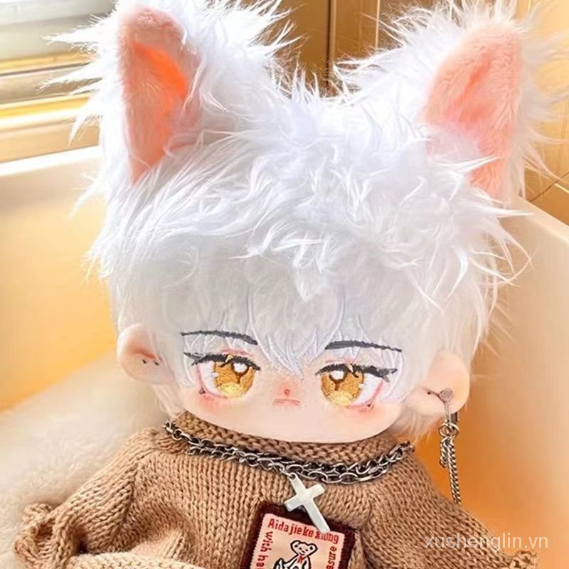 New love of light and night Qi Si Li cotton doll 20cm dress up doll velvet Fox gift doll clothes birthday gift boy