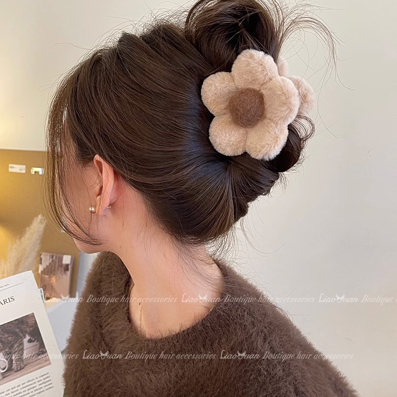 Kẹp Tóc Bông Hoa / Cá Mập Dễ Thương Phong Cách Hàn Quốc Cho Nữ