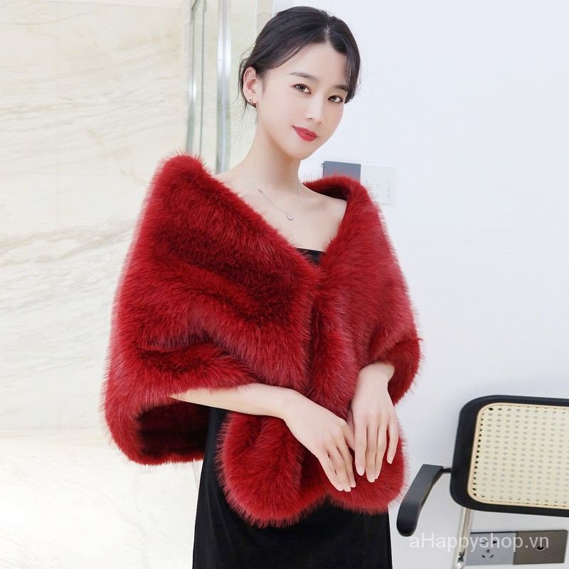 Abc Khăn Choàng Giả Lông Cáo Cao Cấp Thời Trang Mùa Thu Đông Dành Cho Cô Dâu