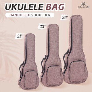 Bao đàn ukulele 21inch/23 inch/26 inch túi đàn ukulele quản ba lô cao cấp dày cotton tác động chống thấm nước di động