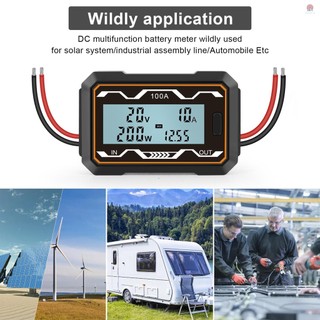 Versatile DC Power Meter with Battery Voltage Amp Measurement for Efficient Power Analysis