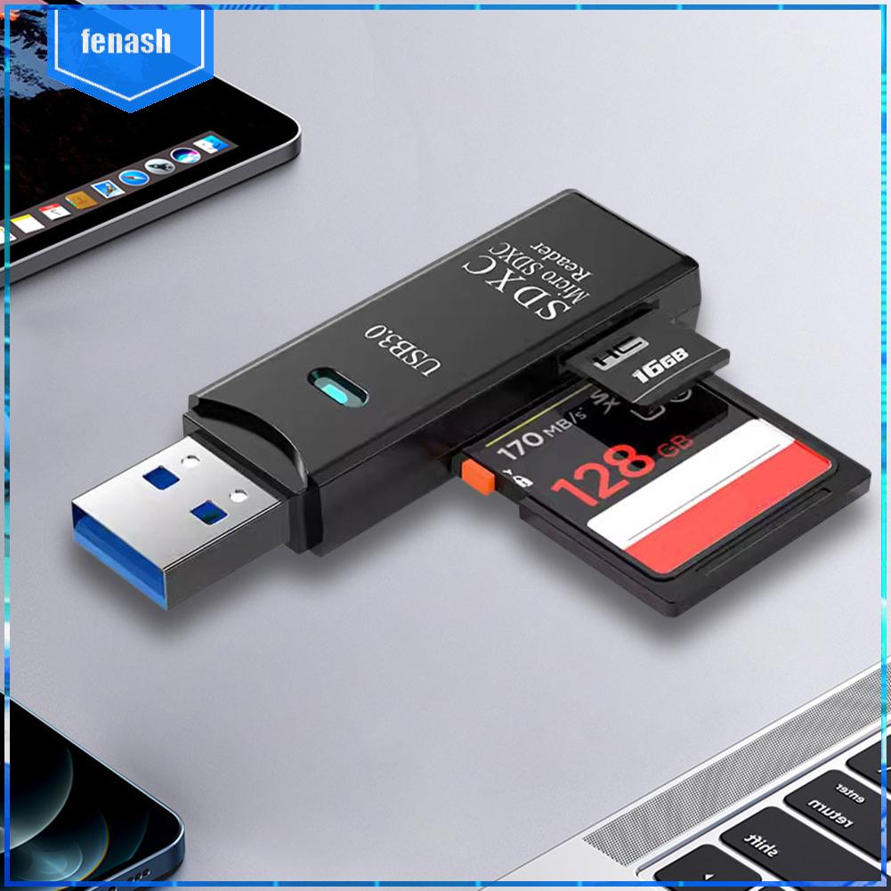 Đầu Đọc Thẻ Nhớ micro sd tf 2 Trong 1 usb 3.0 / 2.0 Cho laptop
