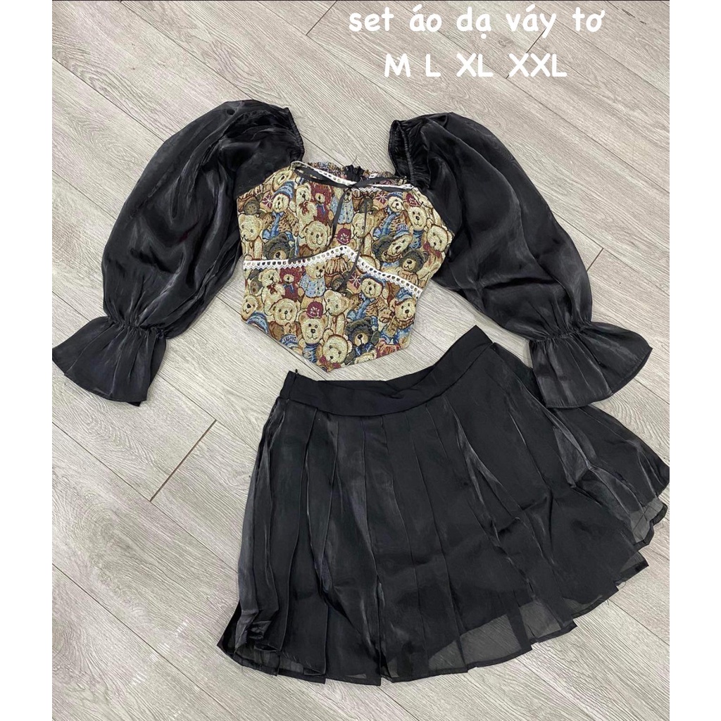 55-90KG BỘ ÁO DẠ GẤU CUTE PHÔI CV TƠ BIGSIZE VƯƠNG NGỌC HÂN