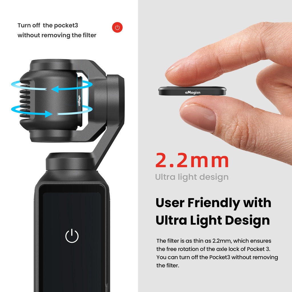 Kính Lọc nd Chuyên Dụng Cho dji osmo Pocket 3
