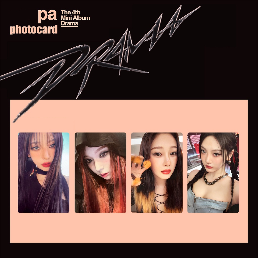 Album Ảnh Nhóm Nhạc kpop aespa 4th Thẻ