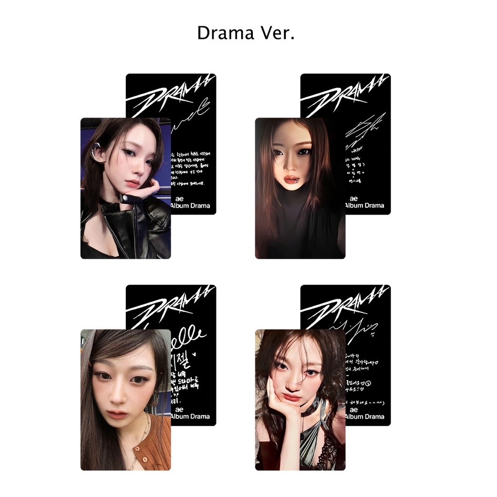Album Ảnh Nhóm Nhạc kpop aespa 4th Thẻ