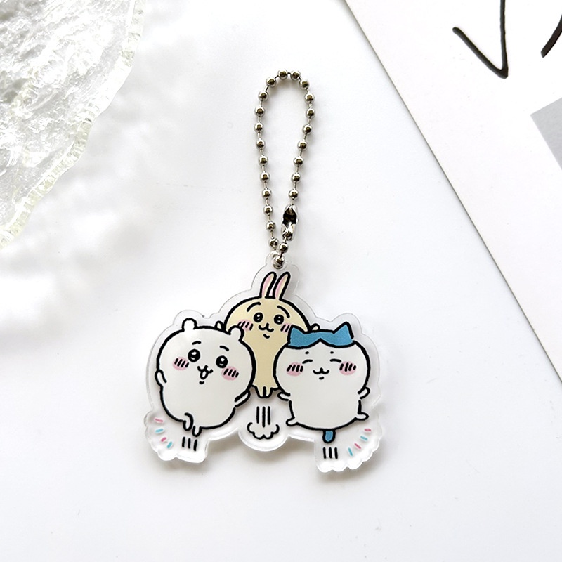 Móc Chìa Khóa Bằng acrylic Họa Tiết Hoạt Hình chiikawa Dễ Thương Bắt Mắt