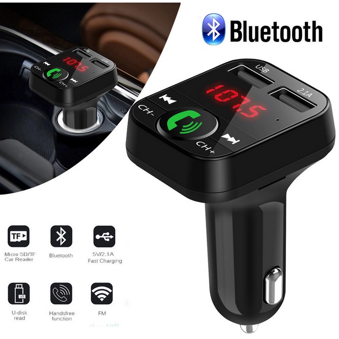 Tẩu sạc ô tô kết nối bluetooth
