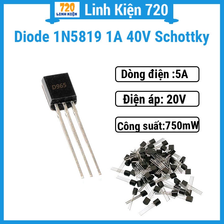 Transistor D965 TO-92 NPN 5A 20V