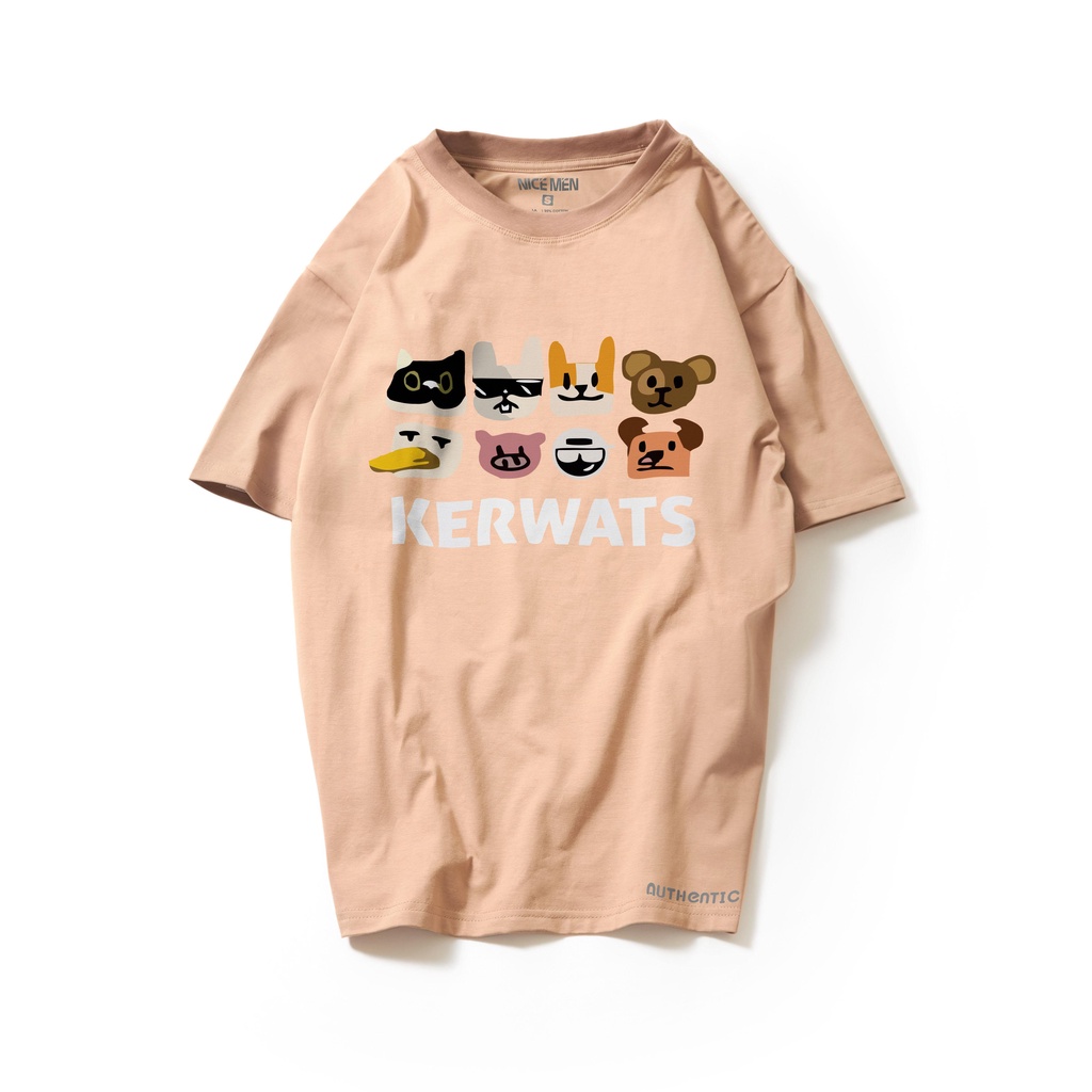 Áo thun nam cổ tròn đẹp ngắn tay chất vải cotton cao cấp, dễ phối size đến 95kg NICEMEN ATKERWATS