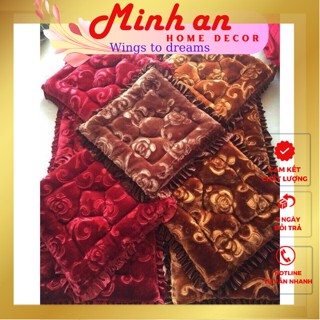 Bộ 3 Đệm Lót Ghế Sofa Ghế Gỗ Cao Cấp MINHAN HOMDECOR Sang Trọng - Đệm Ghế Thảm Trải Ghế