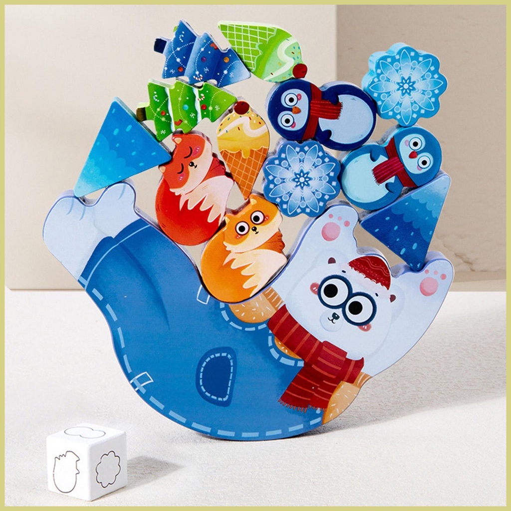 Đồ Chơi Khối Xếp Hình Động Vật Cân Bằng Đầy Màu Sắc Và Tương Tác Vui Nhộn Giáo Dục Cho Bé aseavn