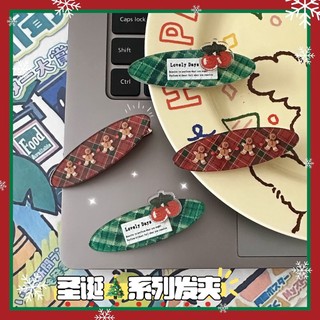 Kẹp tóc hình bánh mì / gừng / cherry hoạt hình dễ thương cho nữ