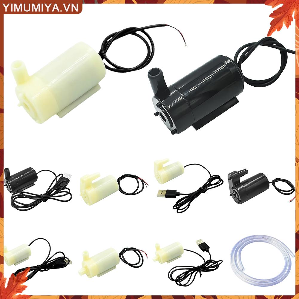 ☼Yimumiya ☼ Máy Bơm Nước mini dc 3v 5v Cổng usb Cho Bể Cá