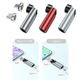 Biển 540° Bộ chuyển đổi sạc từ tính xoay Bộ chuyển đổi loại C sạc nhanh 3A Hỗ trợ truyền dữ liệu cho T