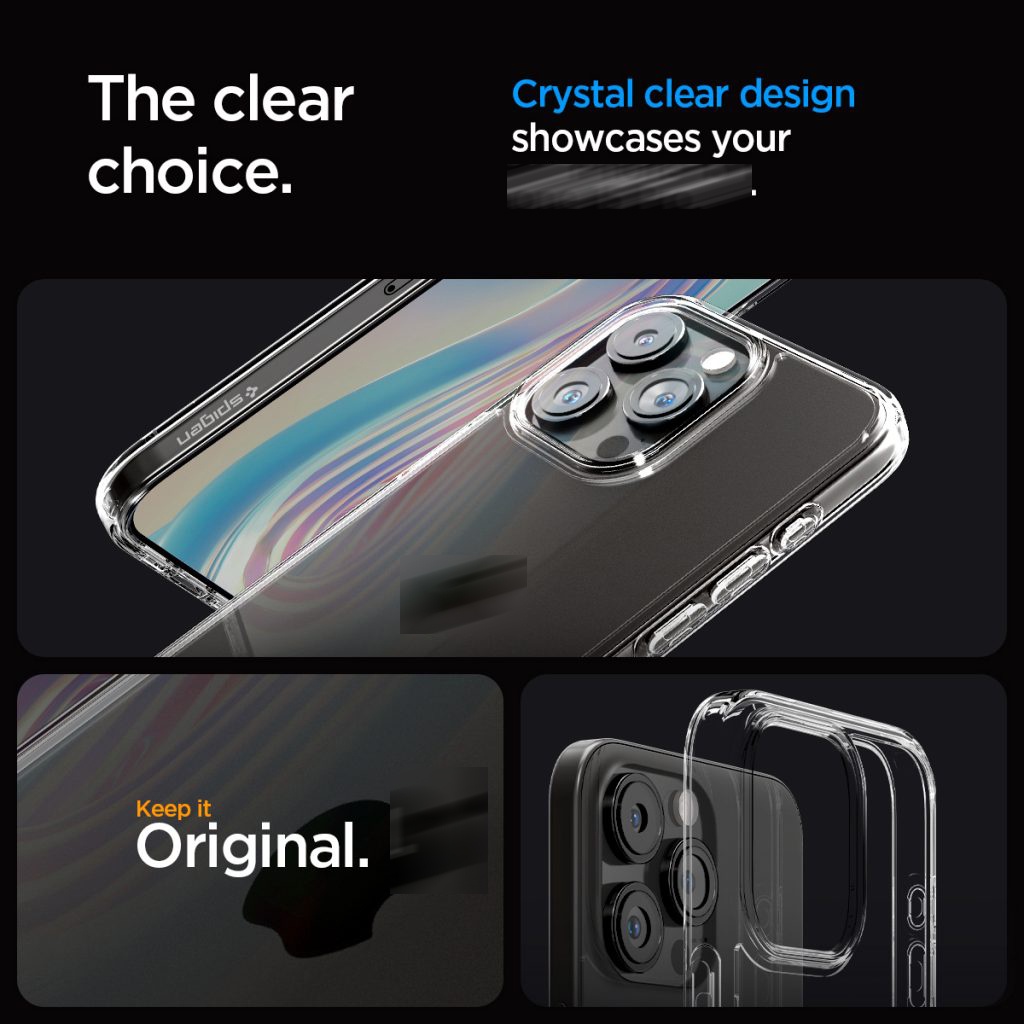 Ốp Lưng Trong Suốt Spigen Ultra Hybrid Clear Dành Cho iPhone 15/14/13 Series