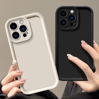 Ốp Điện Thoại Silicone Mềm Nhám Chống Sốc Cho iPhone 15 14 13 12 Pro Max Plus