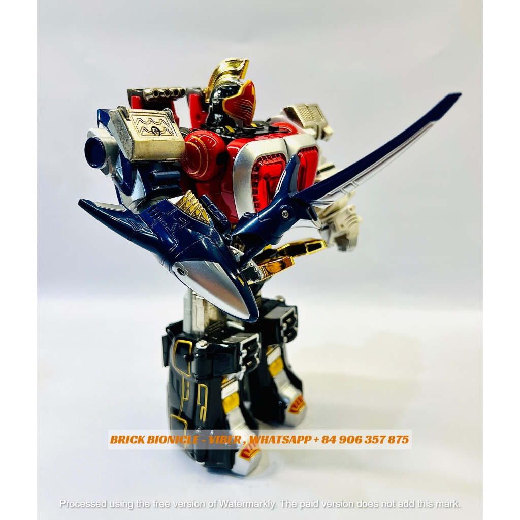 DELUXE GAO KNIGHT BANDAI  - Robot lắp ghép robot DX Gao Hiệp Sĩ chính hãng Bandai Nhật Bản