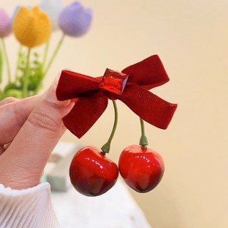 Kẹp Tóc Hình Quả Cherry Dễ Thương Dành Cho Nữ