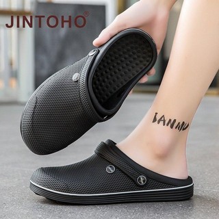 Xăng đan Màu Đen Chống Trượt Thoáng Khí Thời Trang Cho Nam