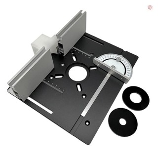 Bộ 3 tấm chèn bộ định tuyến bằng hợp kim nhôm cho máy phay gỗ